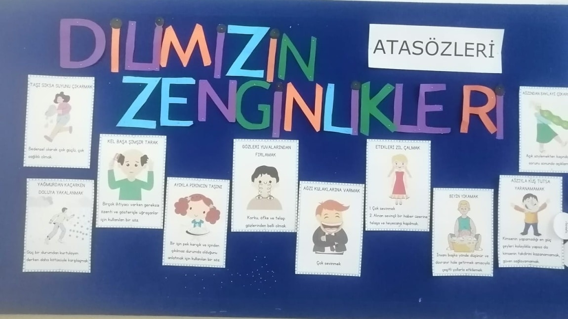 Okul içi pano etkinliklerimiz...